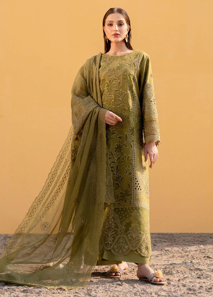 Sirene by Mahnur Embroidered Lawn Suit Unstitched 3 Piece MN25L D-3B Adrienne - Summer Collection