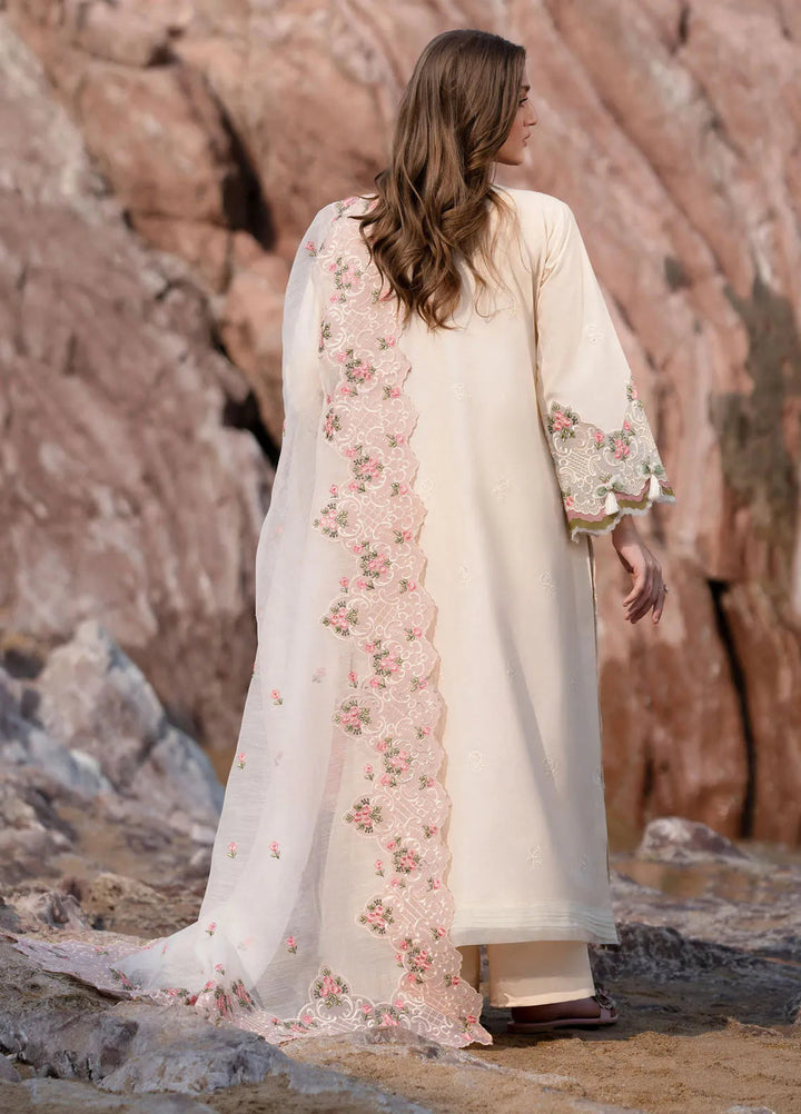 Sirene by Mahnur Embroidered Lawn Suit Unstitched 3 Piece MN25L D-5 Wisteria - Summer Collection