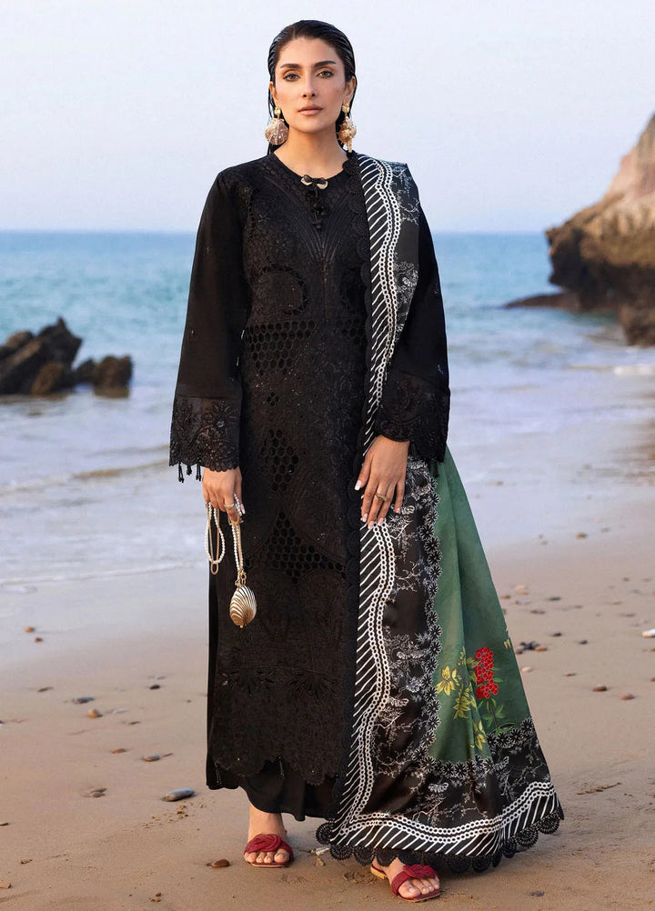 Sirene by Mahnur Embroidered Lawn Suit Unstitched 3 Piece MN25L D-8 Sierre - Summer Collection