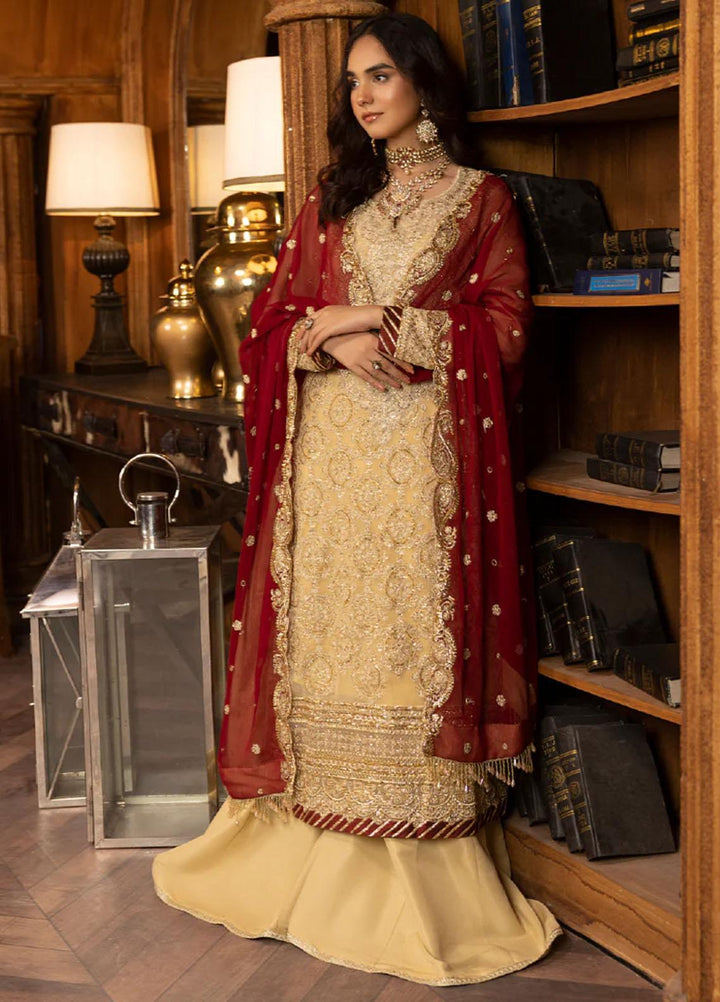 Sirr-e-Ayaa By AY Textile Embroidered Chiffon Suits Unstitched 3 Piece AYT23SA Beige Ballet - Luxury Collection