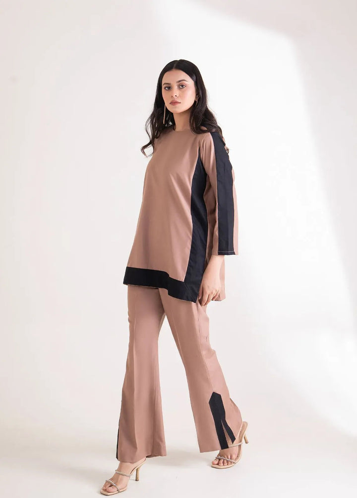 Slay Wear Pret Casual Italian Blend 2 Piece Suede Set