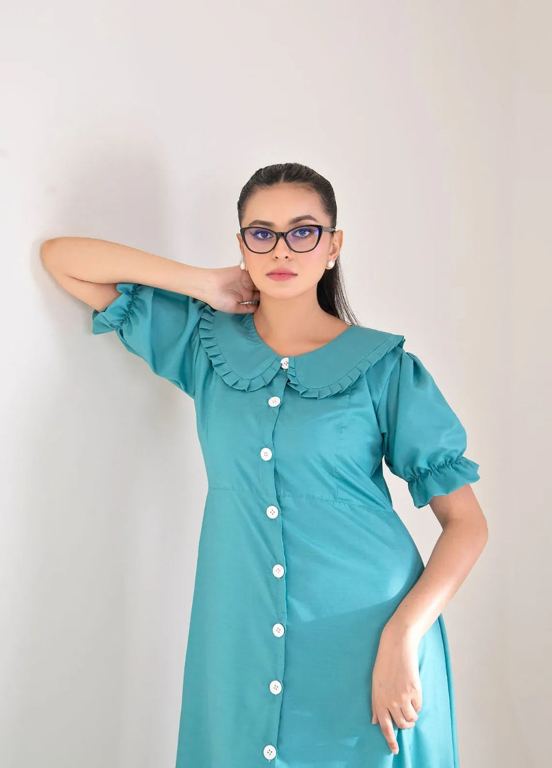 Slay Wear Pret Casual Italian Blend Shirt Sea Shell Dress