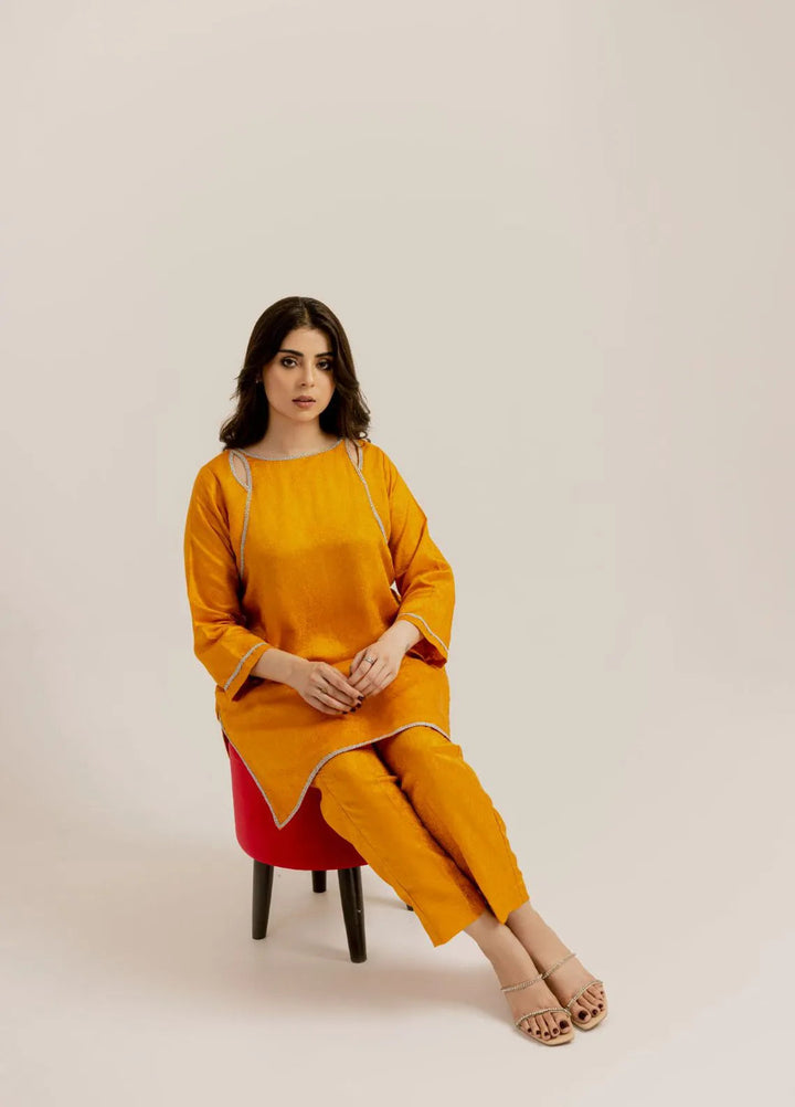 Slay Wear Pret Casual Viscose 2 Piece Sunshine Luxe