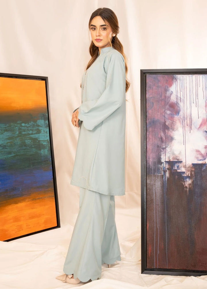 Slay Wear Pret Solid Italian Blend 2 Piece Suit Neelam