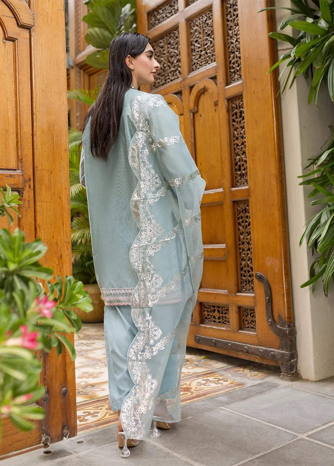 Salitex Pret Embroidered Cotton Net 3 Piece Suit WRS3SA24AN06