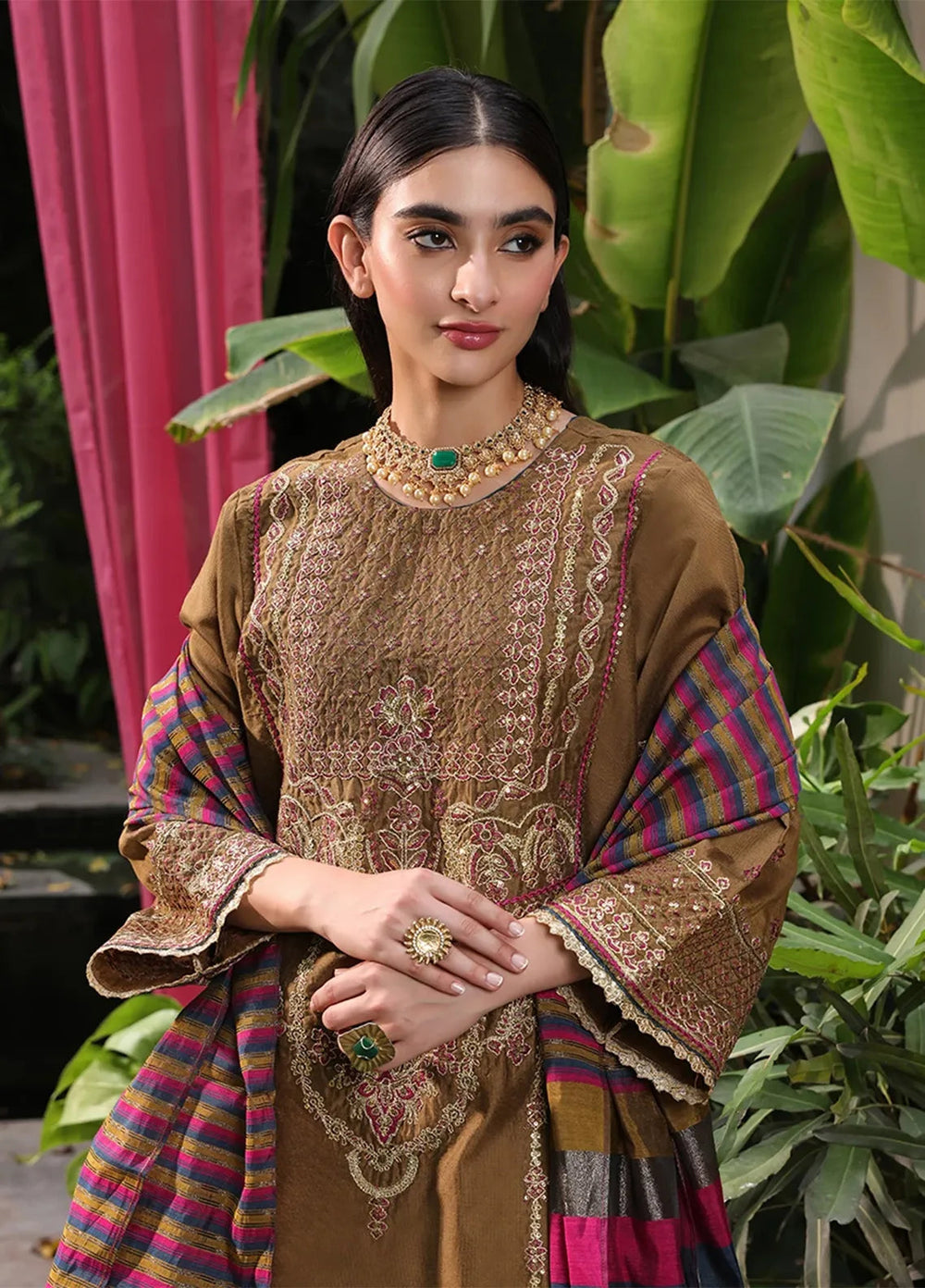 Salitex Pret Embroidered Cotton Net 3 Piece Suit WRS3SA24AN07