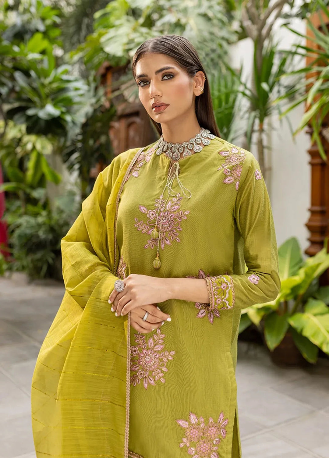 Salitex Pret Embroidered Cotton Net 3 Piece Suit WRS3SA24AN08