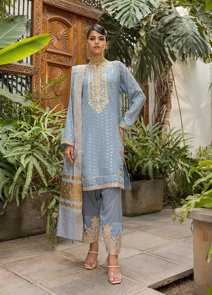 Salitex Pret Embroidered Jacquard 3 Piece Suit WRS3SA24AN01