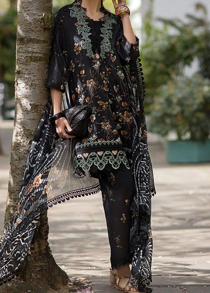 SN Basics by Sobia Nazir Embroidered Lawn Suits Unstitched 3 Piece SN25SB D-3 B - Summer Collection