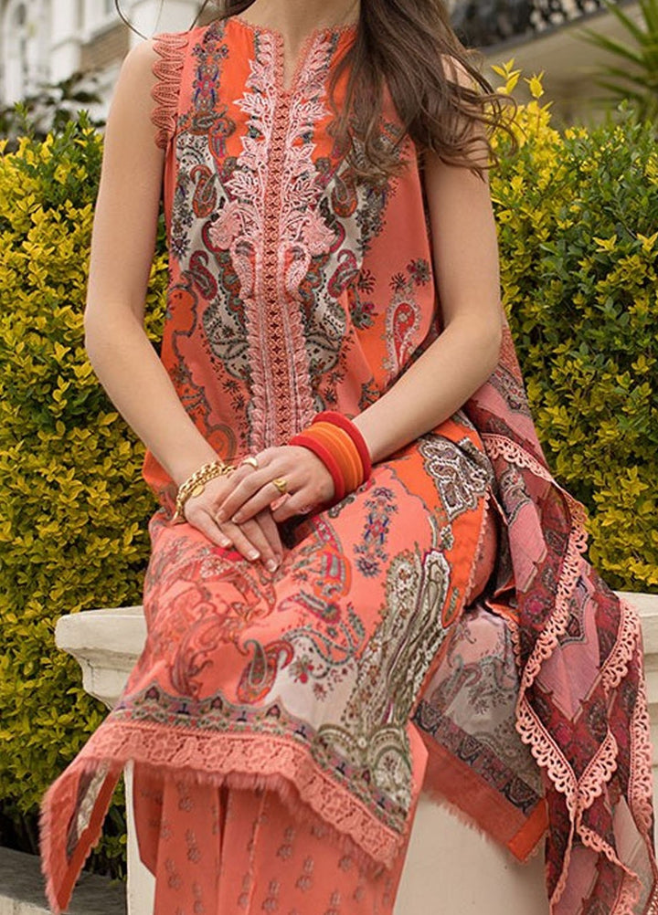 SN Basics by Sobia Nazir Embroidered Lawn Suits Unstitched 3 Piece SN25SB D-4 A - Summer Collection