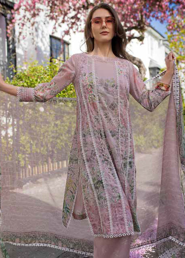 SN Basics by Sobia Nazir Embroidered Lawn Suits Unstitched 3 Piece SN25SB D-5 A - Summer Collection