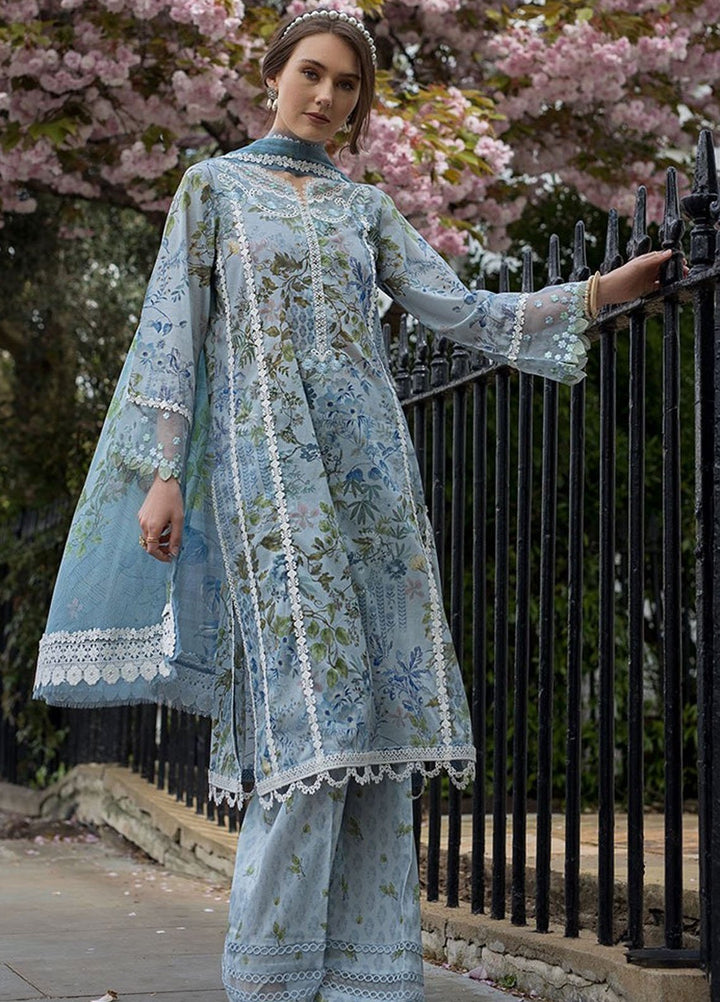 SN Basics by Sobia Nazir Embroidered Lawn Suits Unstitched 3 Piece SN25SB D-6 A - Summer Collection