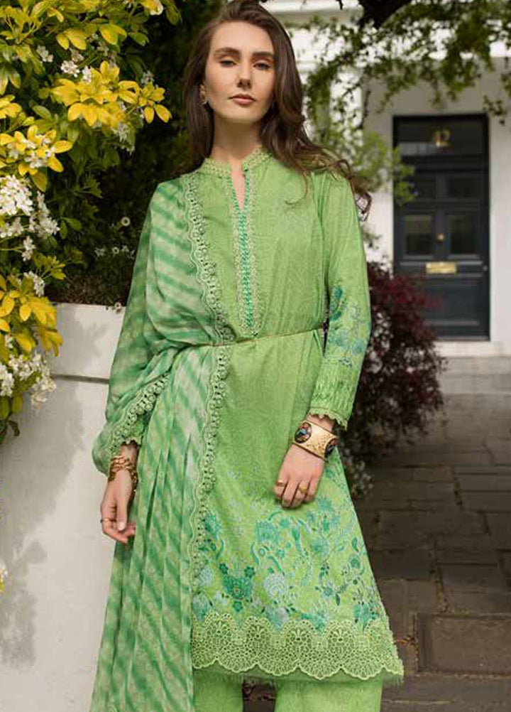 SN Basics by Sobia Nazir Embroidered Lawn Suits Unstitched 3 Piece SN25SB D-7 B - Summer Collection
