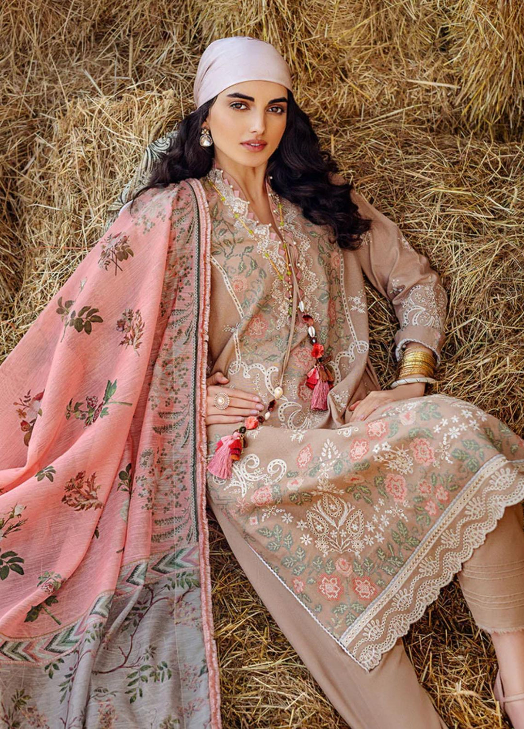 Sobia Nazir Embroidered Karandi Suits Unstitched 3 Piece SN22A 5A - Winter Collection
