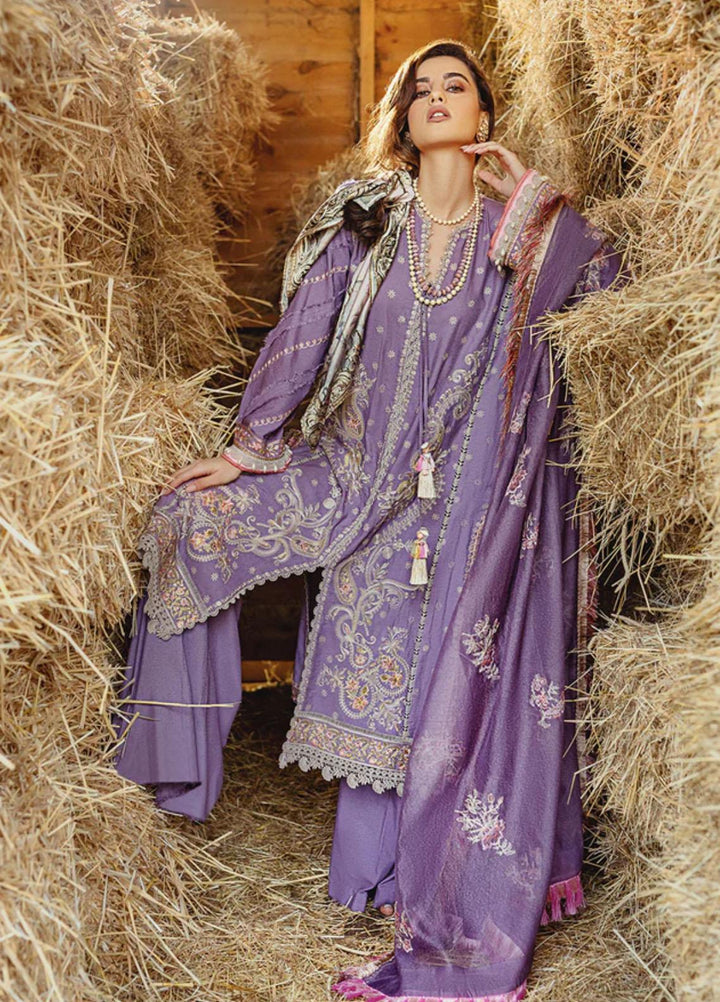 Sobia Nazir Embroidered Karandi Suits Unstitched 3 Piece SN22A 6A - Winter Collection