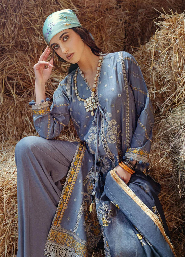 Sobia Nazir Embroidered Karandi Suits Unstitched 3 Piece SN22A 6B - Winter Collection