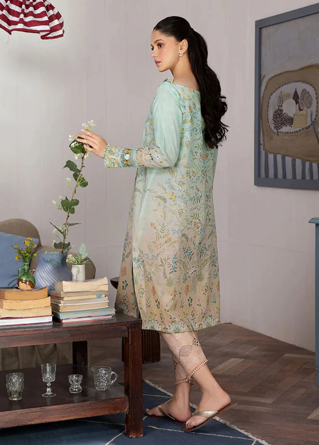Sobia Nazir Basic Embroidered Lawn Suit Unstitched 2 Piece SN24B 2B - Summer Collection