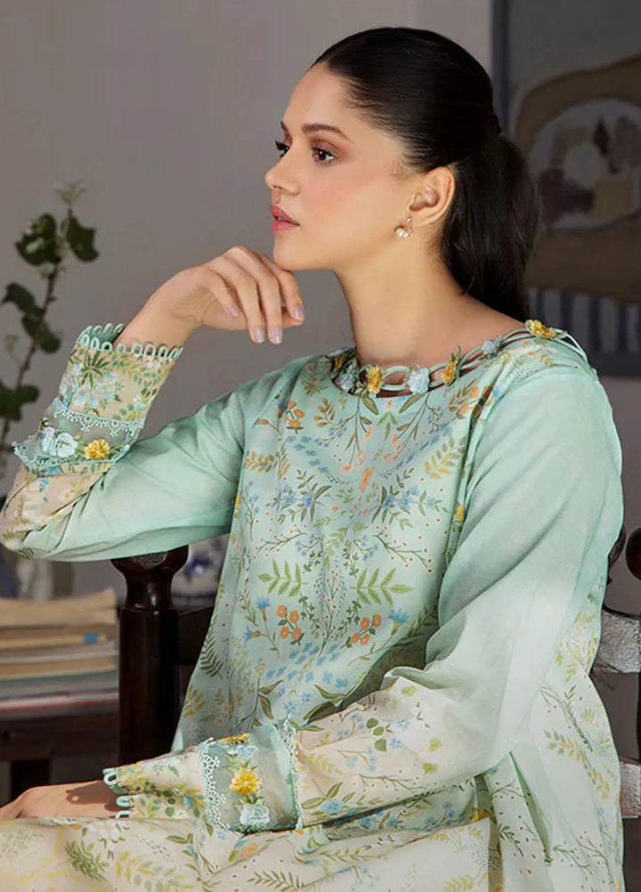 Sobia Nazir Basic Embroidered Lawn Suit Unstitched 2 Piece SN24B 2B - Summer Collection