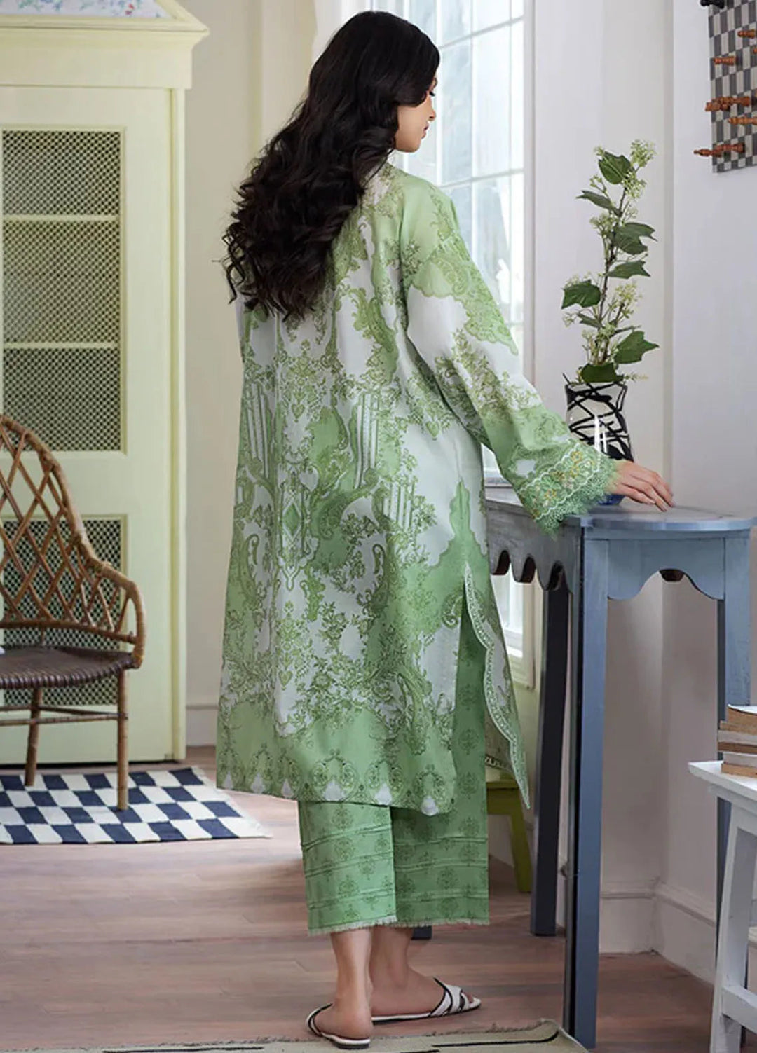 Sobia Nazir Basic Embroidered Lawn Suit Unstitched 2 Piece SN24B 3B - Summer Collection