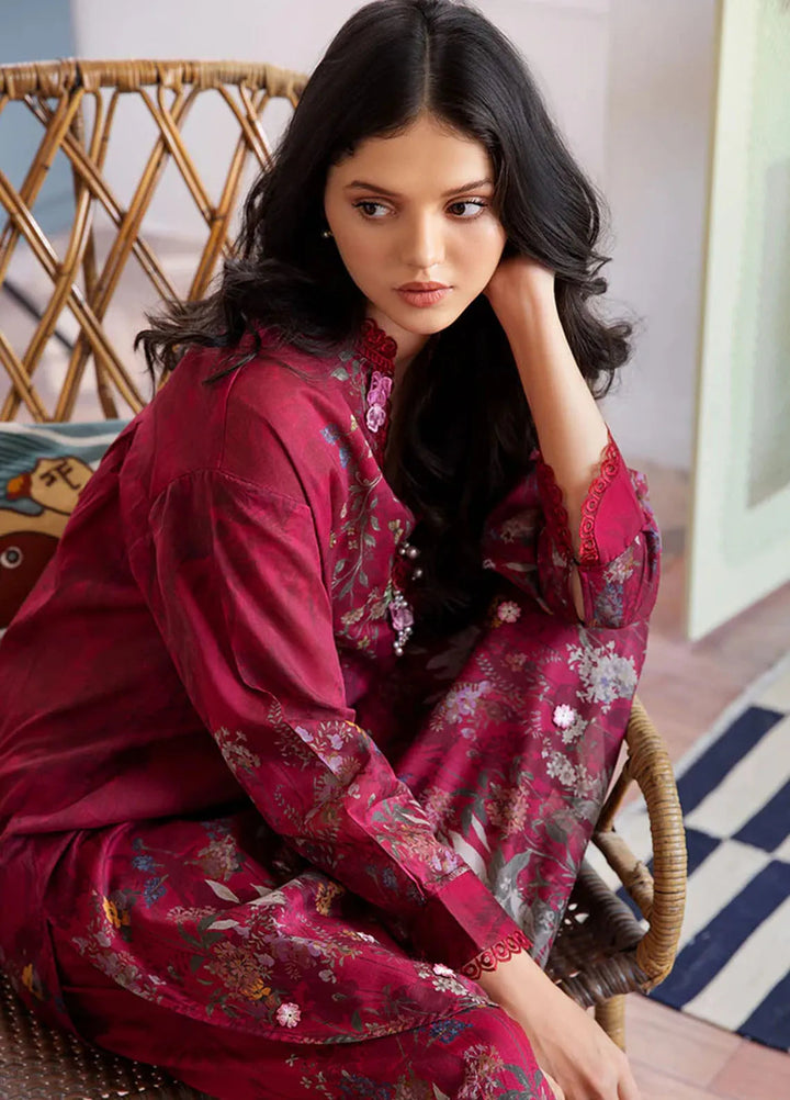 Sobia Nazir Basic Embroidered Lawn Suit Unstitched 2 Piece SN24B 5A - Summer Collection