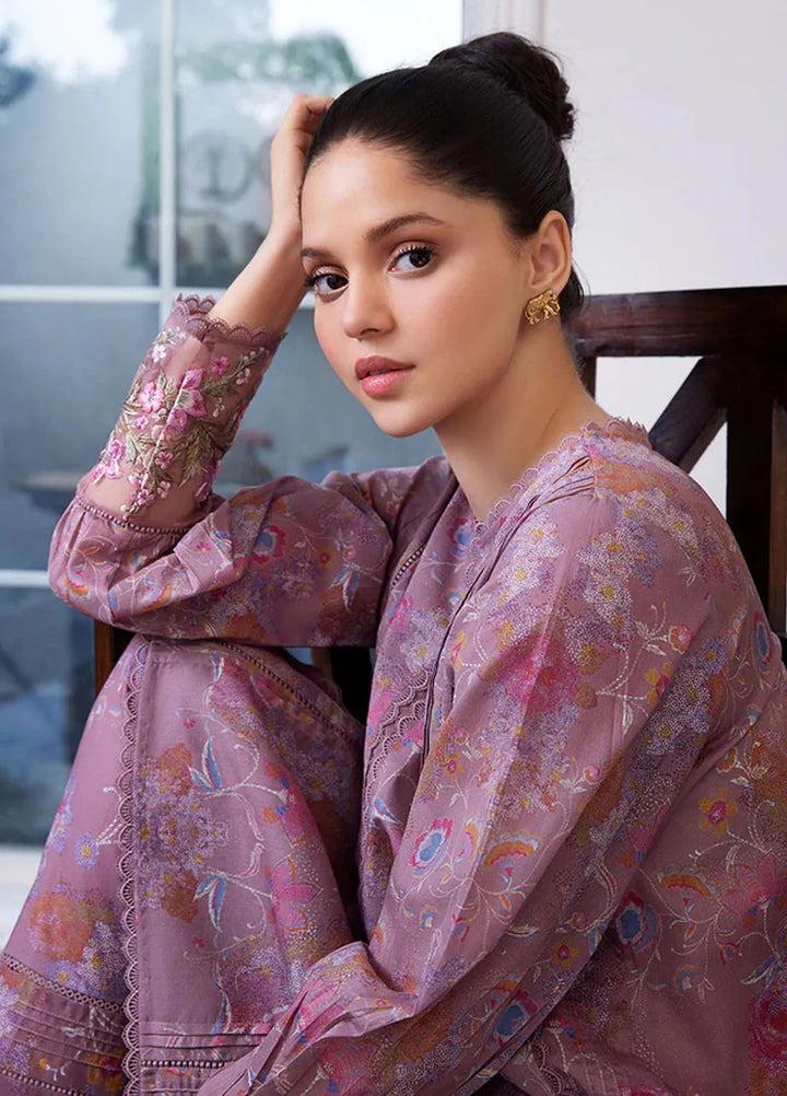 Sobia Nazir Basic Embroidered Lawn Suit Unstitched 2 Piece SN24B 6A - Summer Collection