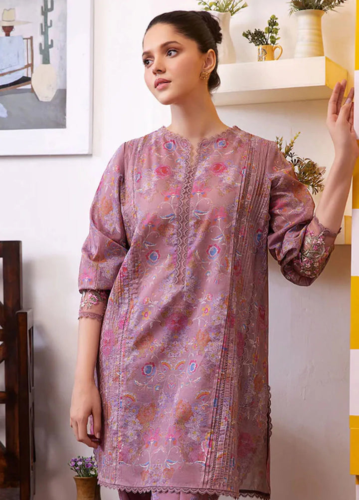 Sobia Nazir Basic Embroidered Lawn Suit Unstitched 2 Piece SN24B 6A - Summer Collection
