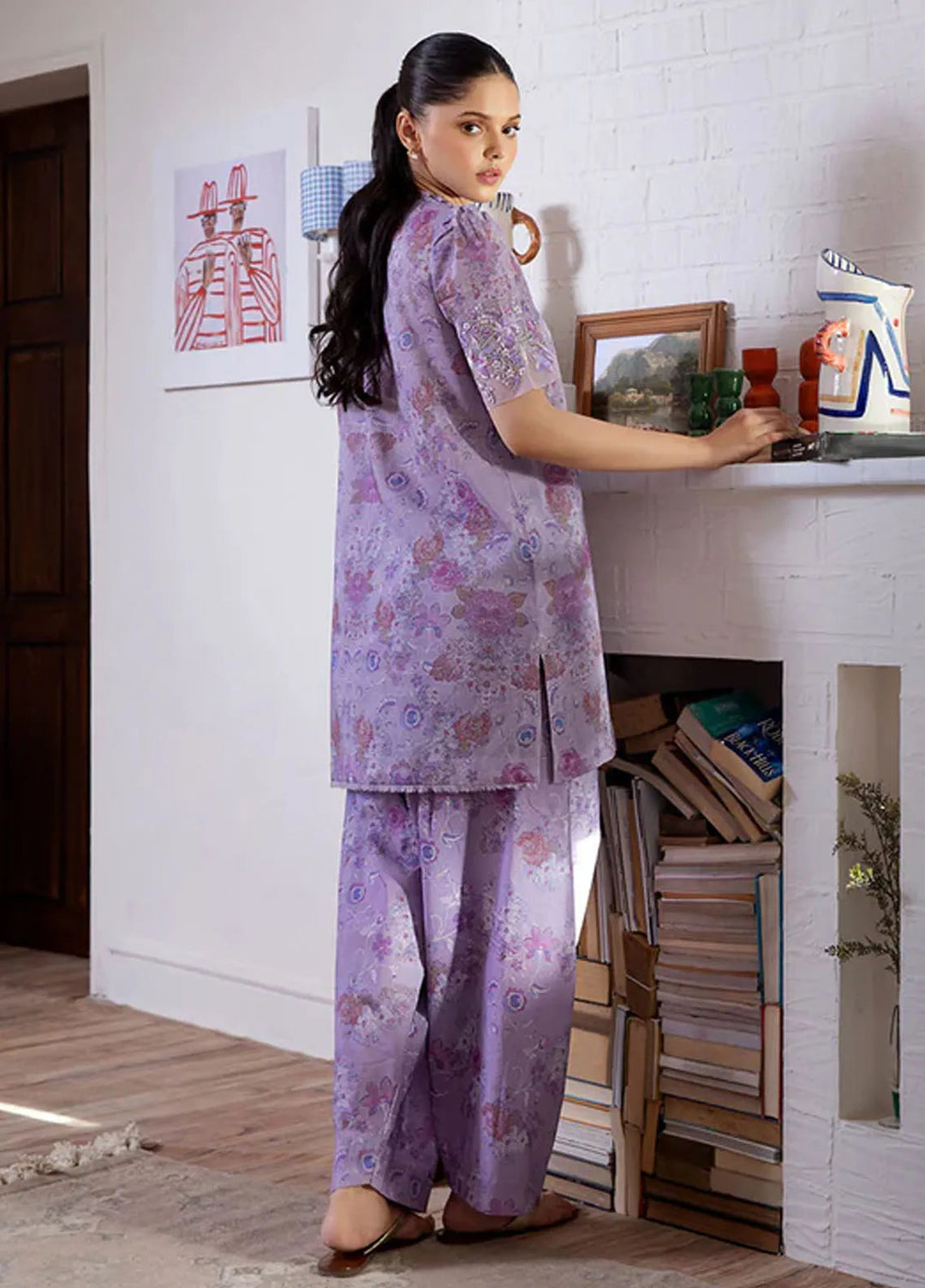 Sobia Nazir Basic Embroidered Lawn Suit Unstitched 2 Piece SN24B 6B - Summer Collection