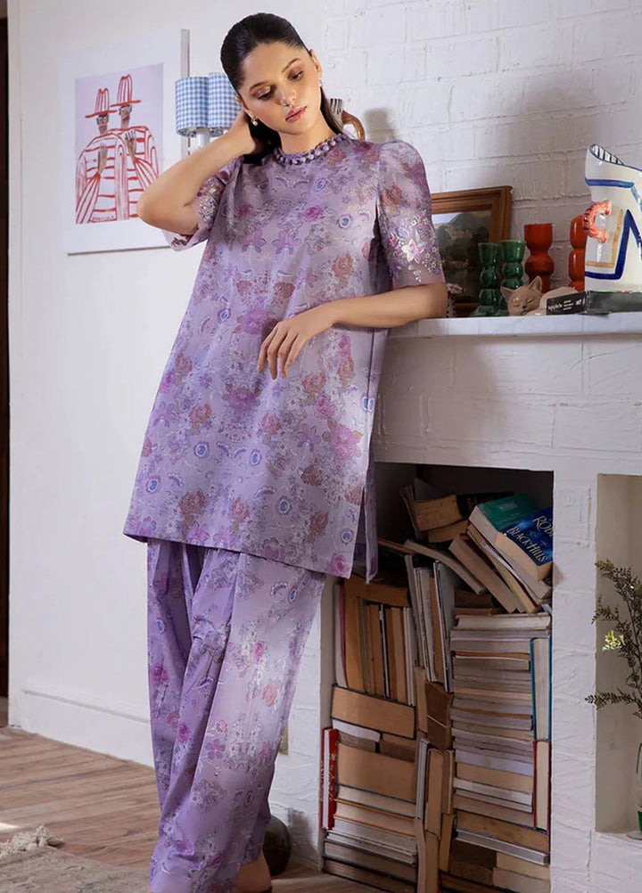 Sobia Nazir Basic Embroidered Lawn Suit Unstitched 2 Piece SN24B 6B - Summer Collection