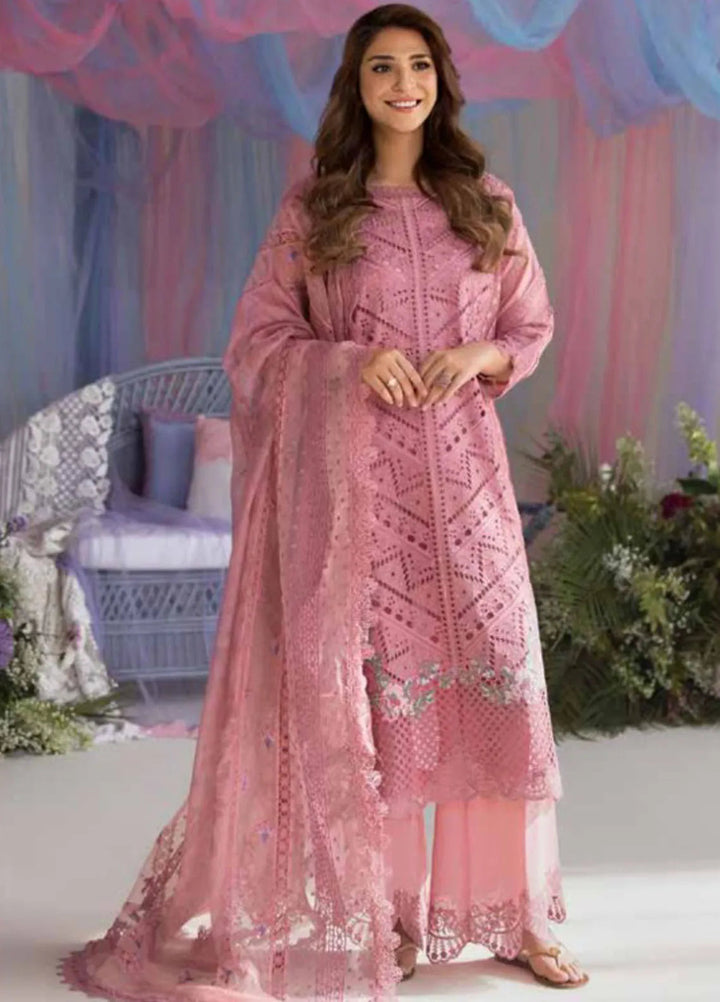 Sobia Nazir Embroidered Lawn Suit Unstitched 3 Piece SN25LL D-10A - Summer Collection