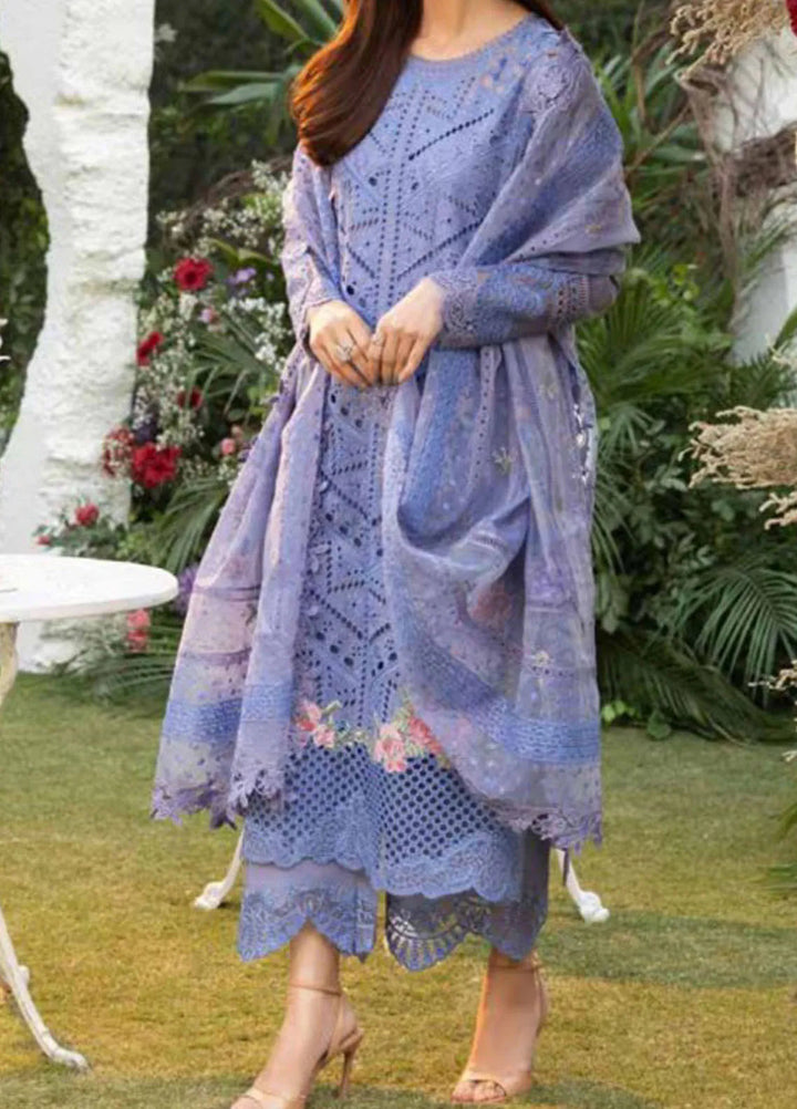 Sobia Nazir Embroidered Lawn Suit Unstitched 3 Piece SN25LL D-10B - Summer Collection