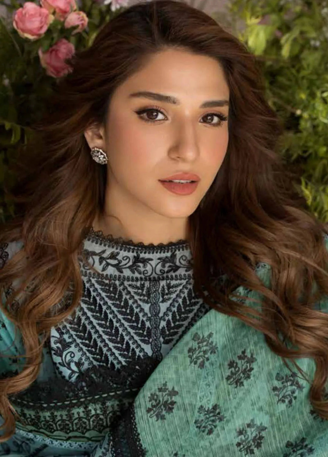 Sobia Nazir Embroidered Lawn Suit Unstitched 3 Piece SN25LL D-12A - Summer Collection