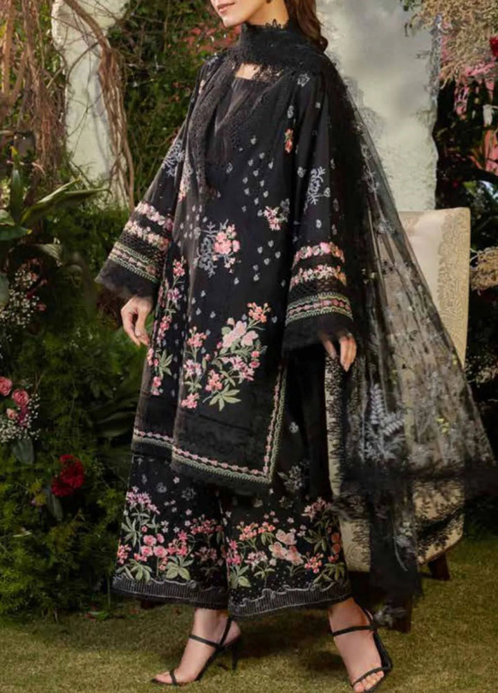 Sobia Nazir Embroidered Lawn Suit Unstitched 3 Piece SN25LL D-14B - Summer Collection