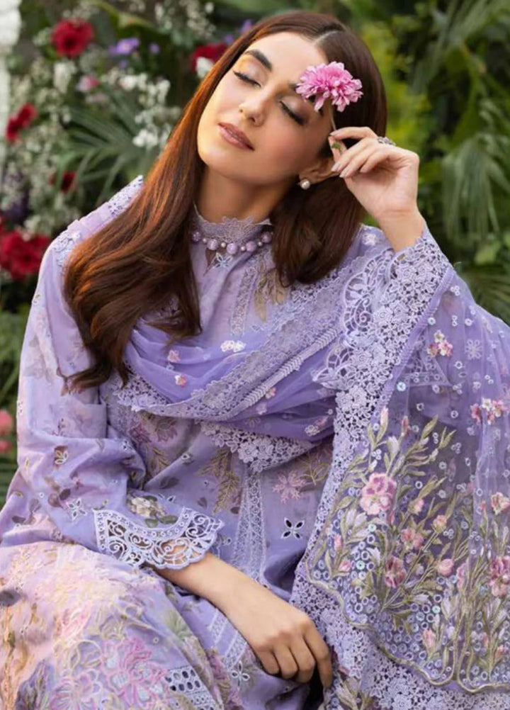 Sobia Nazir Embroidered Lawn Suit Unstitched 3 Piece SN25LL D-15A - Summer Collection