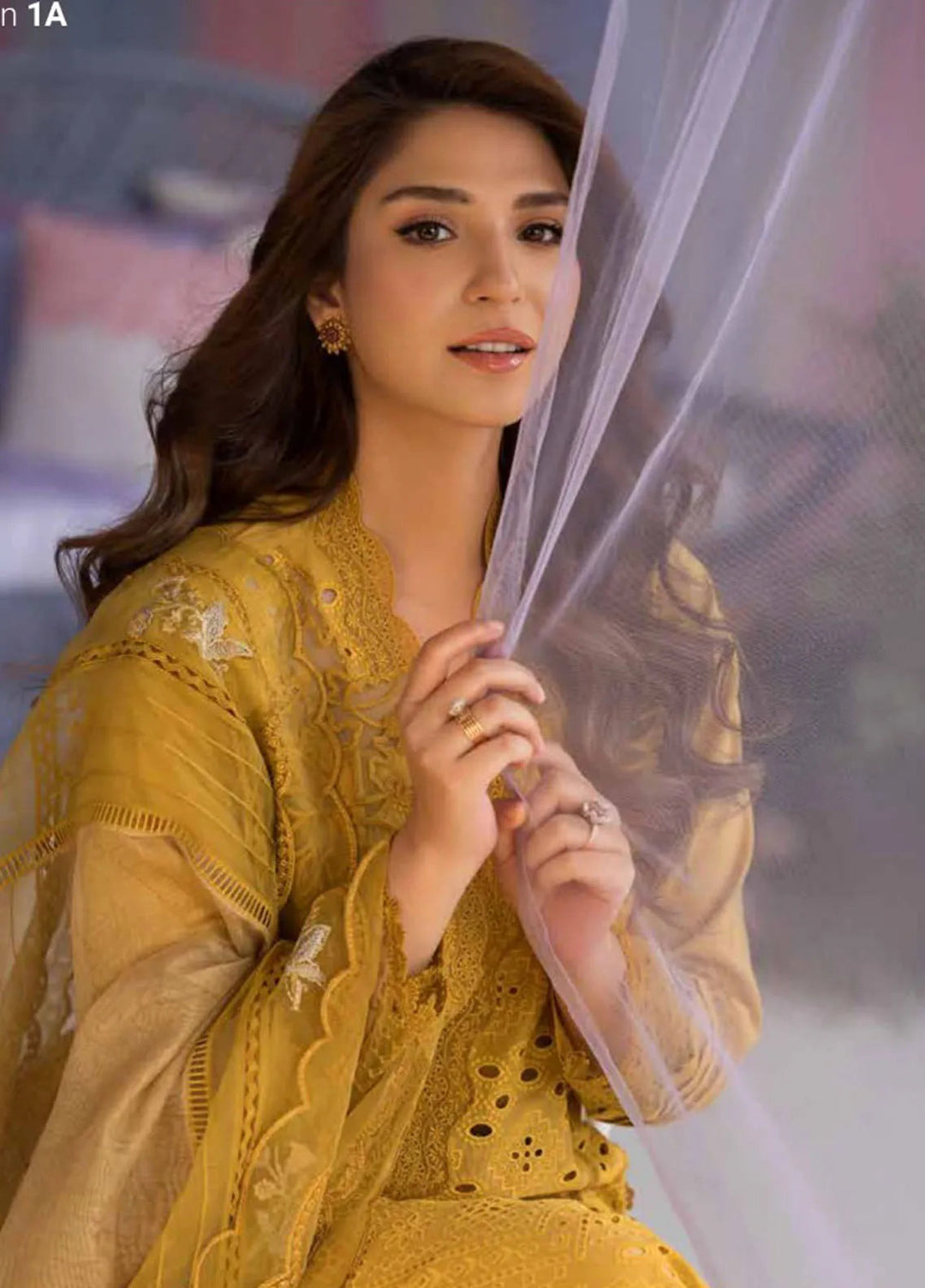 Sobia Nazir Embroidered Lawn Suit Unstitched 3 Piece SN25LL D-1A - Summer Collection