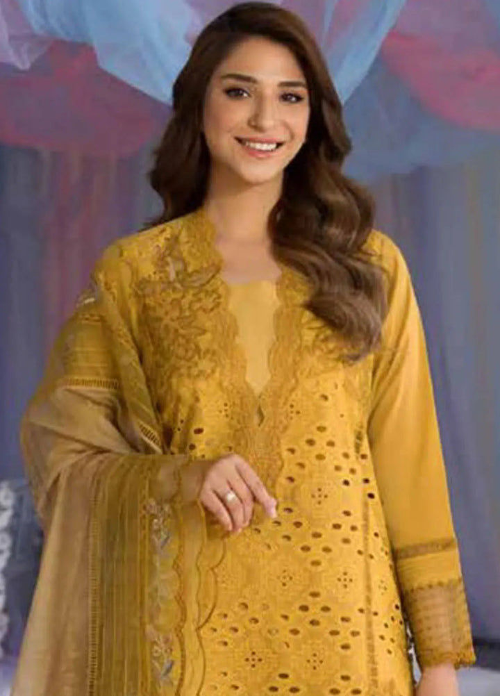 Sobia Nazir Embroidered Lawn Suit Unstitched 3 Piece SN25LL D-1A - Summer Collection