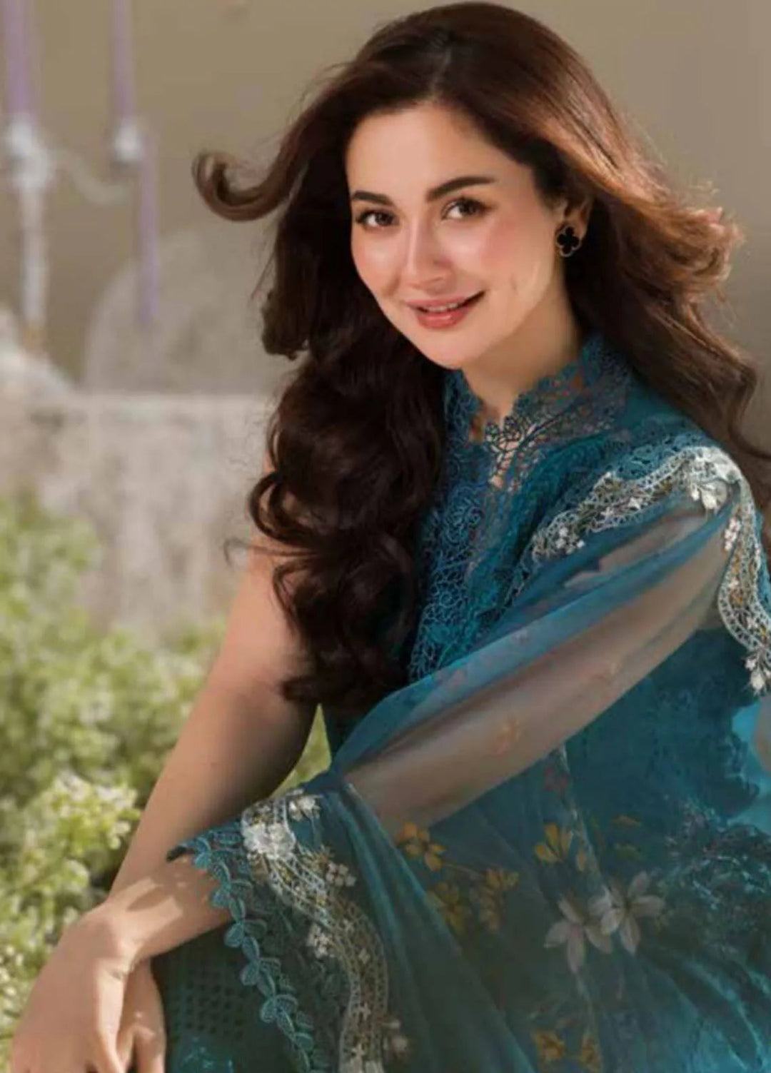 Sobia Nazir Embroidered Lawn Suit Unstitched 3 Piece SN25LL D-2A - Summer Collection