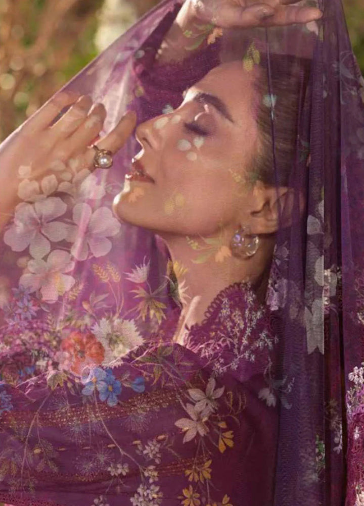 Sobia Nazir Embroidered Lawn Suit Unstitched 3 Piece SN25LL D-2B - Summer Collection