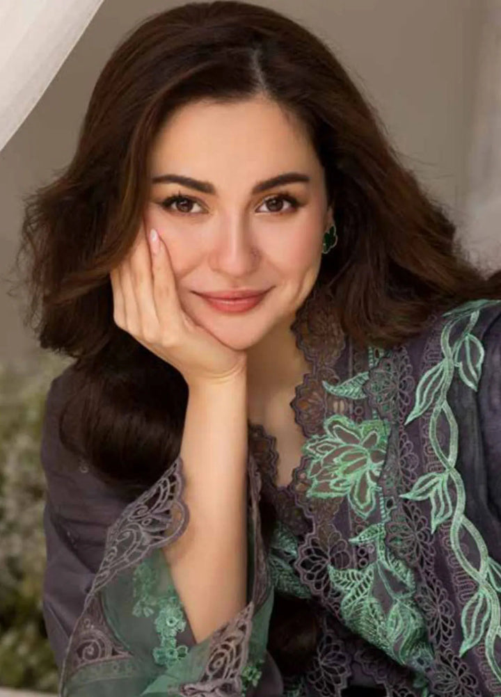 Sobia Nazir Embroidered Lawn Suit Unstitched 3 Piece SN25LL D-3B - Summer Collection