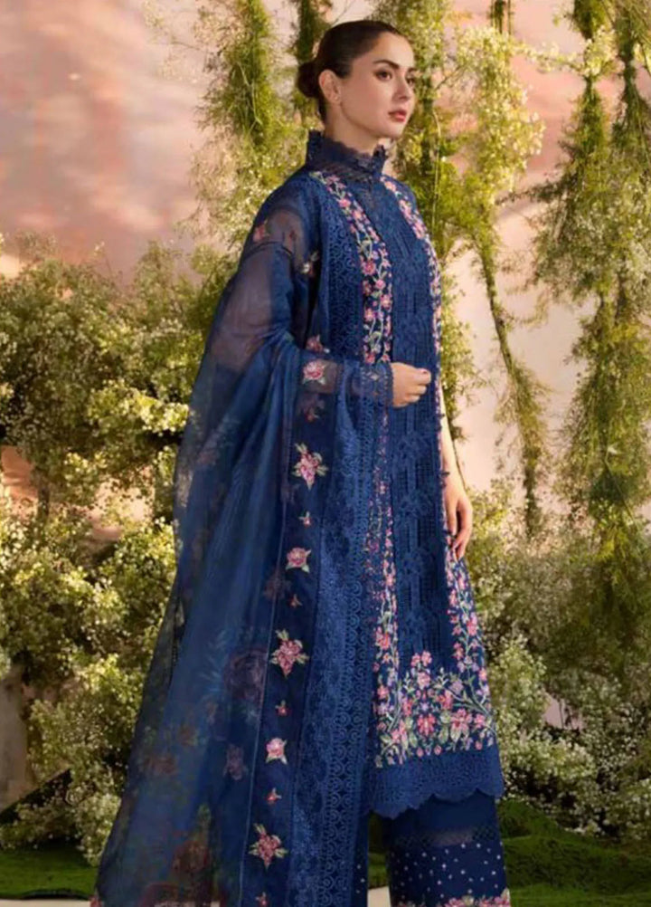 Sobia Nazir Embroidered Lawn Suit Unstitched 3 Piece SN25LL D-4A - Summer Collection