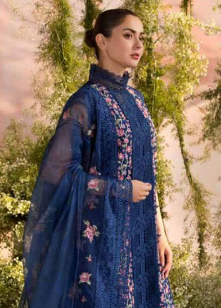 Sobia Nazir Embroidered Lawn Suit Unstitched 3 Piece SN25LL D-4A - Summer Collection