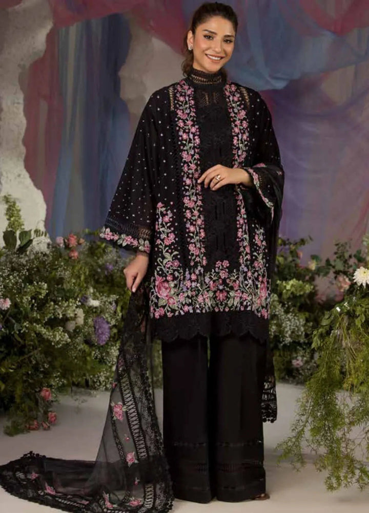 Sobia Nazir Embroidered Lawn Suit Unstitched 3 Piece SN25LL D-4B - Summer Collection