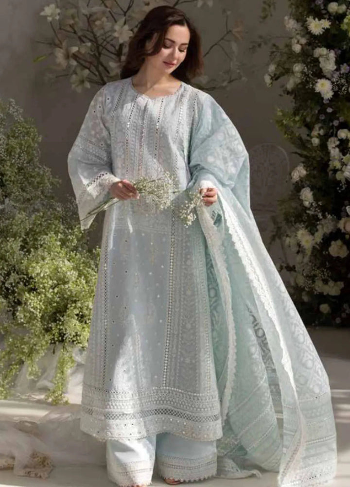 Sobia Nazir Embroidered Lawn Suit Unstitched 3 Piece SN25LL D-7A - Summer Collection