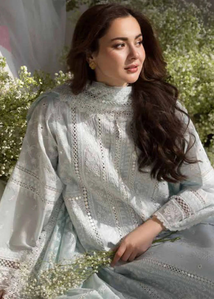Sobia Nazir Embroidered Lawn Suit Unstitched 3 Piece SN25LL D-7A - Summer Collection