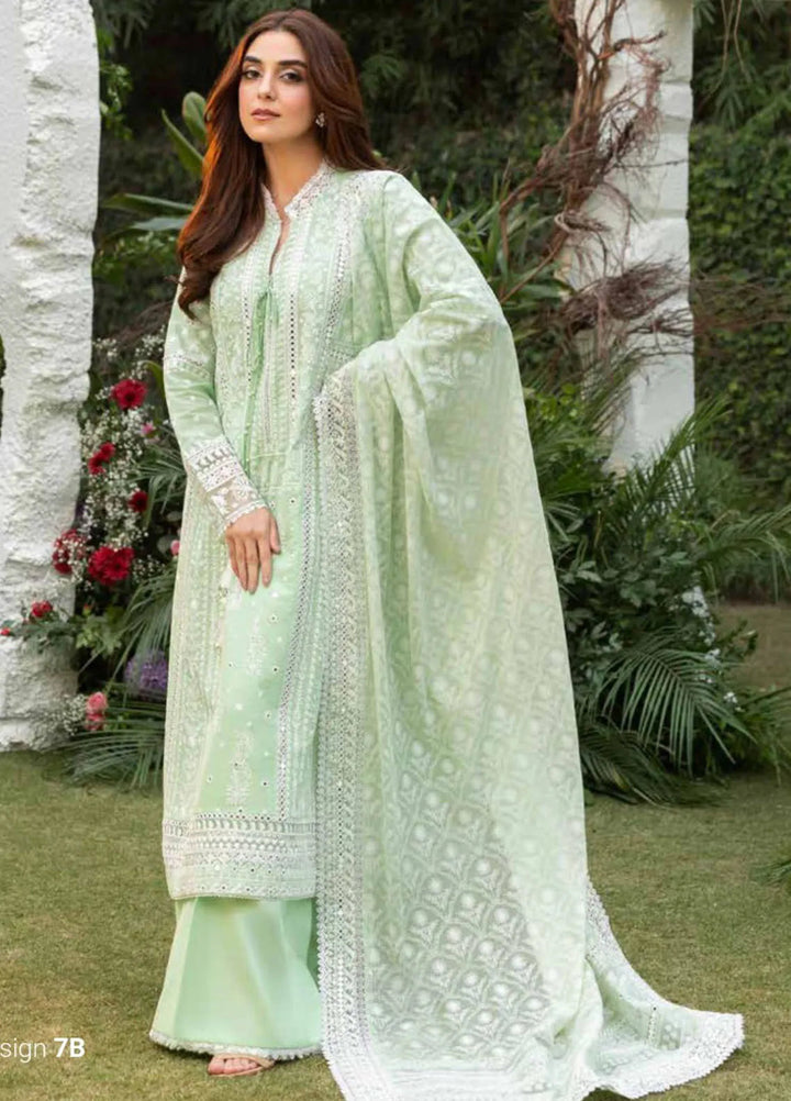 Sobia Nazir Embroidered Lawn Suit Unstitched 3 Piece SN25LL D-7B - Summer Collection