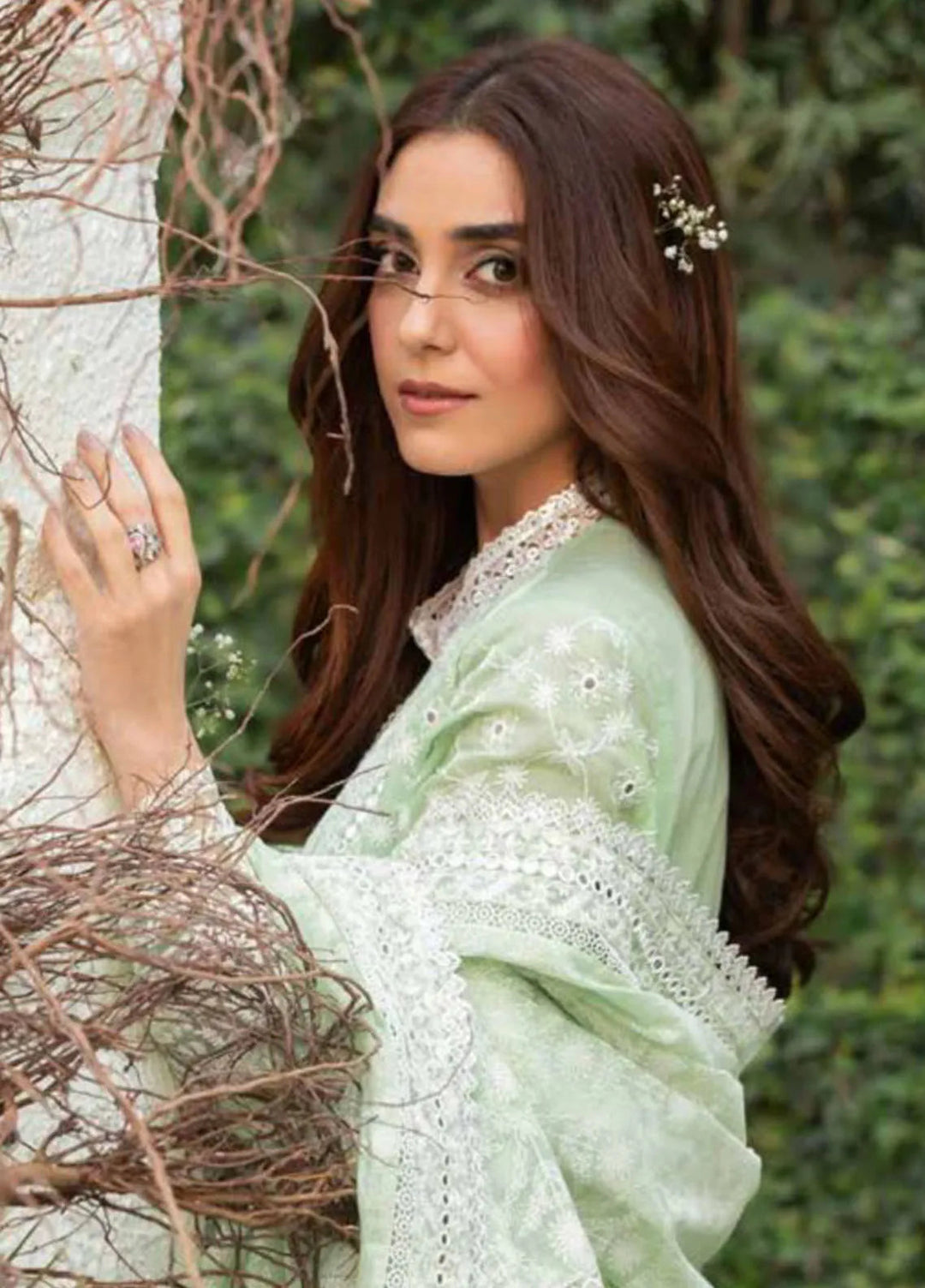 Sobia Nazir Embroidered Lawn Suit Unstitched 3 Piece SN25LL D-7B - Summer Collection