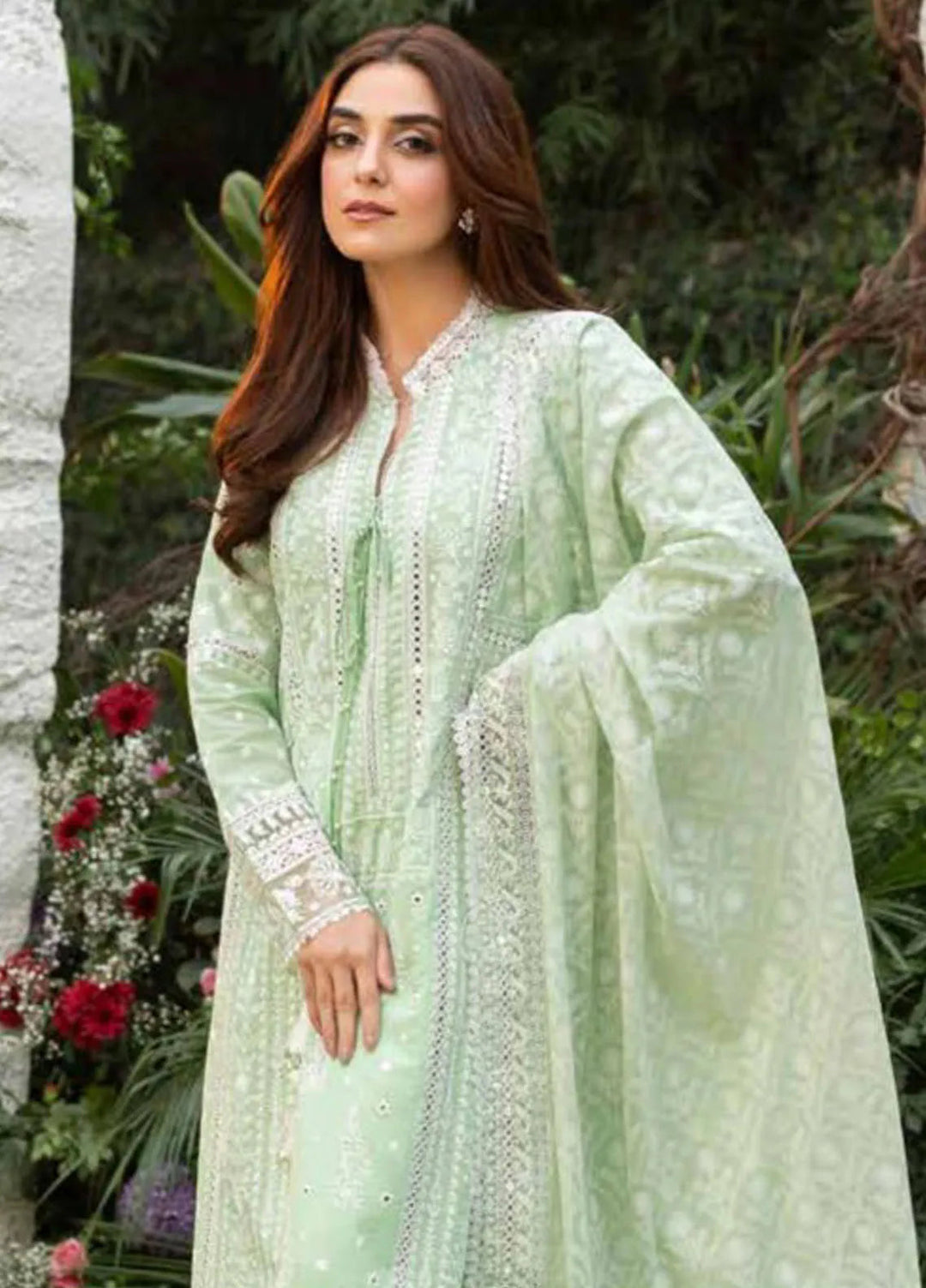 Sobia Nazir Embroidered Lawn Suit Unstitched 3 Piece SN25LL D-7B - Summer Collection