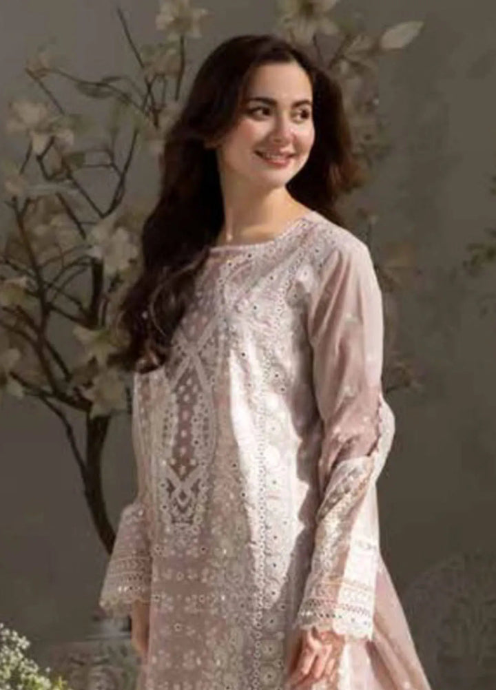 Sobia Nazir Embroidered Lawn Suit Unstitched 3 Piece SN25LL D-9A - Summer Collection
