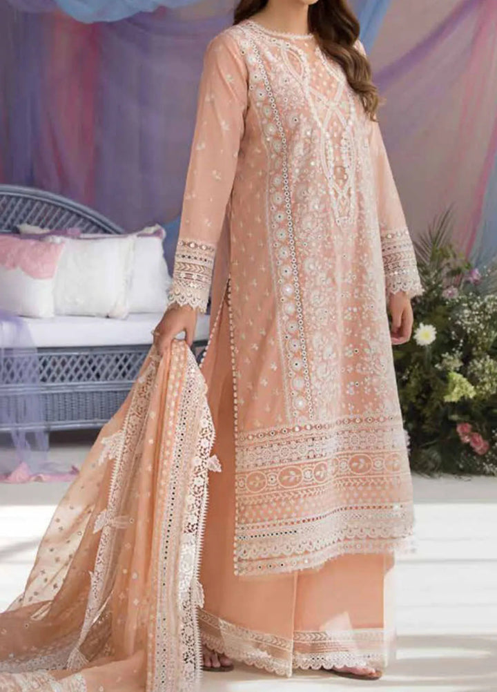 Sobia Nazir Embroidered Lawn Suit Unstitched 3 Piece SN25LL D-9B - Summer Collection