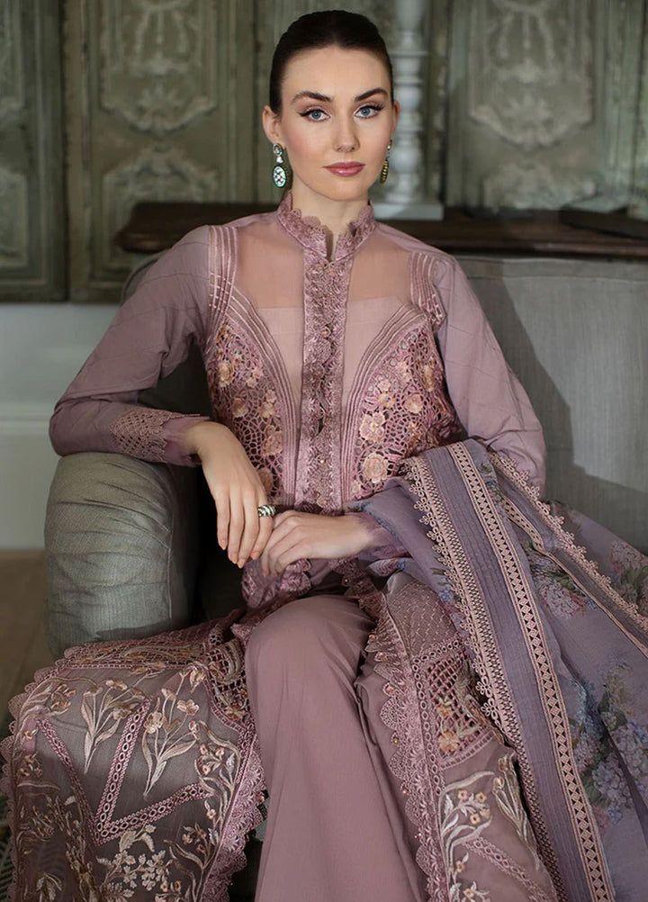 Sobia Nazir Embroidered Lawn Suits Unstitched 3 Piece SN24LL 10B - Luxury Summer Collection