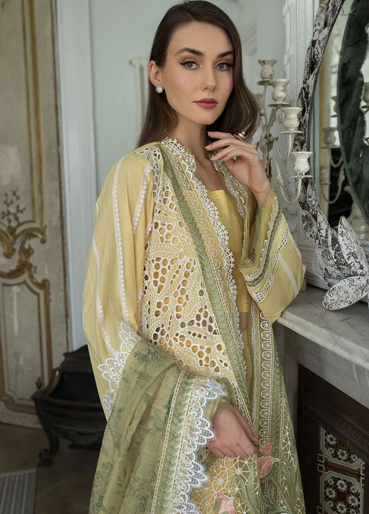 Sobia Nazir Embroidered Lawn Suits Unstitched 3 Piece SN24LL 11A - Luxury Summer Collection